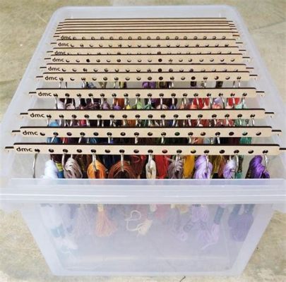 how to store embroidery thread: should we consider the color of the thread when storing?